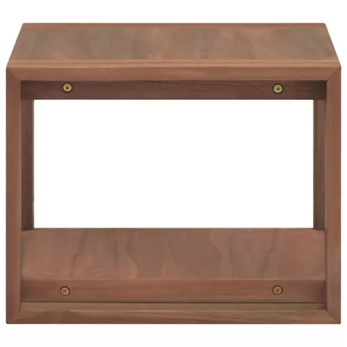  tömör tíkfa falra szerelhető fürdőszobaszekrény 45 x 45 x 35 cm