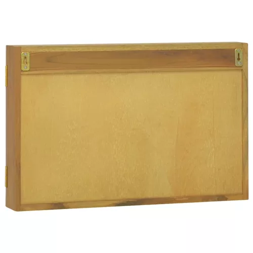  tömör tíkfa tükrös szekrény 60 x 10 x 40 cm