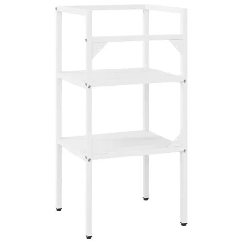  fehér vas fürdőszobai mosdókagylókeret 40 x 38 x 83 cm