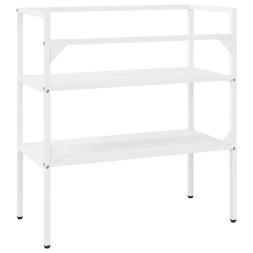  fehér vas fürdőszobai mosdókagylókeret 79 x 38 x 83 cm