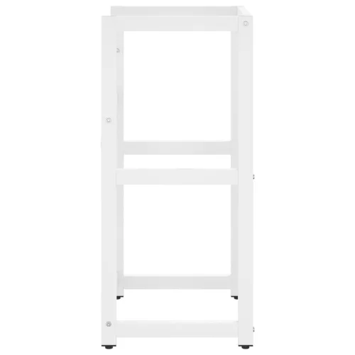  fehér vas fürdőszobai mosdókagylókeret 40 x 38 x 83 cm