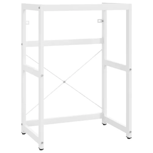  fehér vas fürdőszobai mosdókagylókeret 59 x 38 x 83 cm