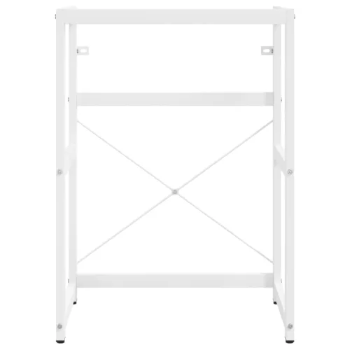  fehér vas fürdőszobai mosdókagylókeret 59 x 38 x 83 cm