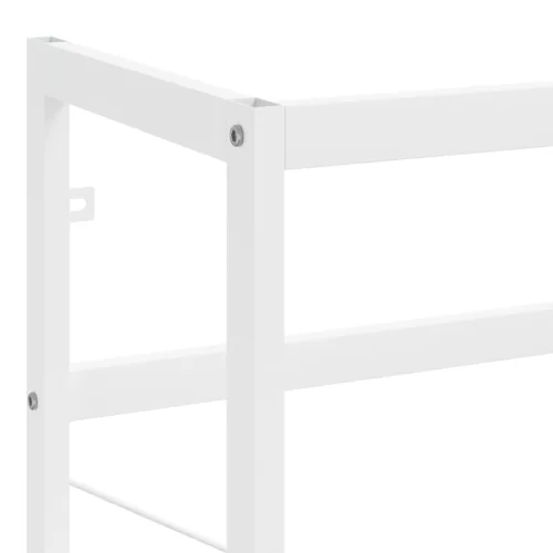  fehér vas fürdőszobai mosdókagylókeret 59 x 38 x 83 cm