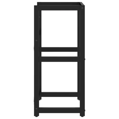  fekete vas fürdőszobai mosdókagylókeret 40 x 38 x 83 cm