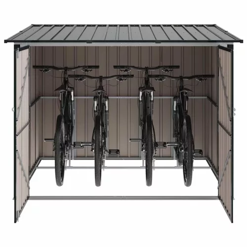  Bicikli Sátor 3 pcs Antracit 215 x 206 x 157 cm Fém