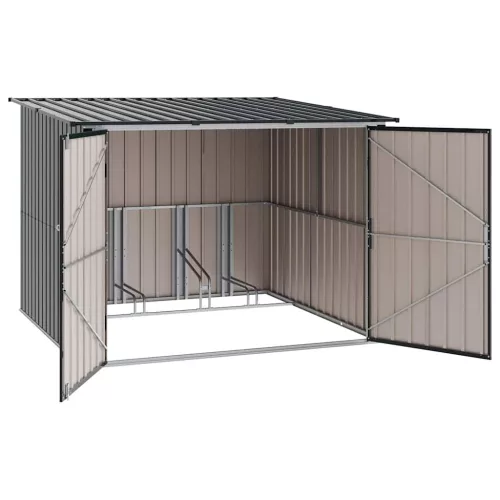  Bicikli Sátor 3 pcs Antracit 215 x 206 x 157 cm Fém