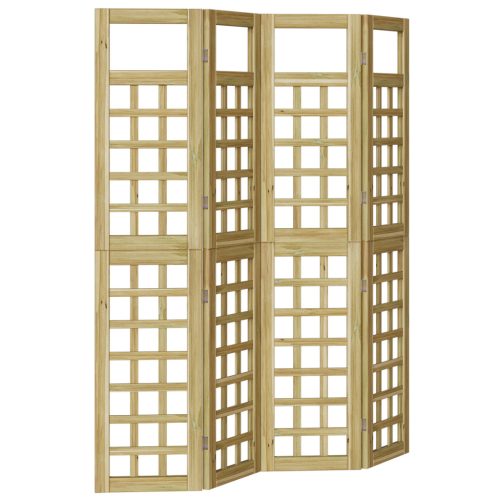  Külső Képernyő – 4 Panel, Kezelt Fenyőfa