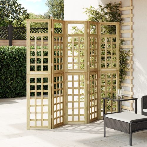  Kültéri adatvédelmi képernyő 5 pcs Barna 200 x 180 cm