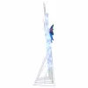  LED rénszarvasok 5 pcs Fehér szövet