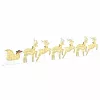  LED rénszarvasok 7 pcs Arany szövet