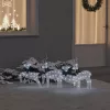  LED rénszarvasok 4 pcs Fehér 45 x 19 x 65 cm szövet