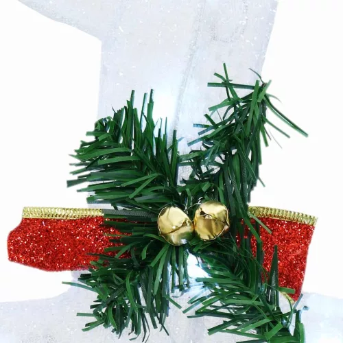  LED rénszarvasok 4 pcs Fehér 45 x 19 x 65 cm szövet