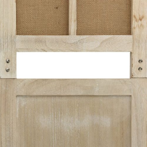  4 paneles barna szövet paraván 140 x 165 cm