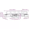  Kültéri kanapé szett párnával Fehér 79 x 79 x 37 cm Poliészter