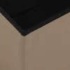  2 db kávészínű összecsukható PVC tárolóülőke