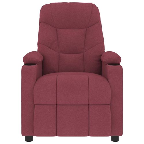  bordó szövet masszázsfotel