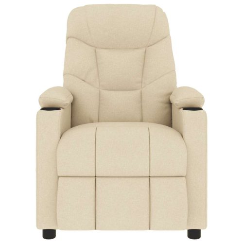  krémszínű szövet masszázsfotel