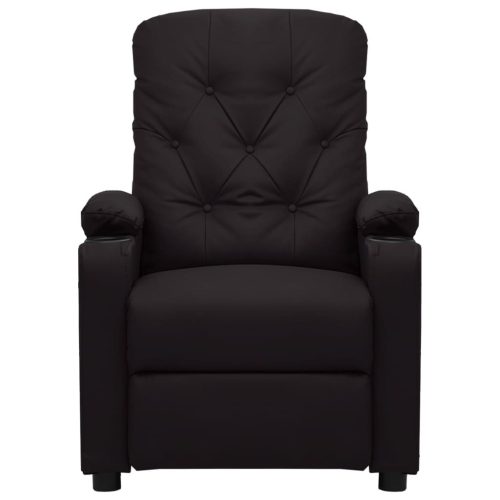  fekete műbőr masszázsfotel