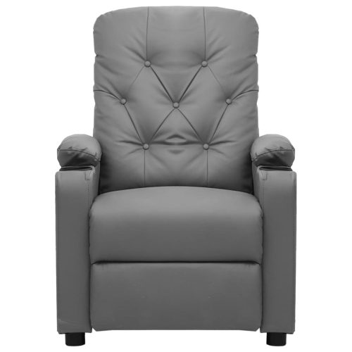  szürke műbőr masszázsfotel