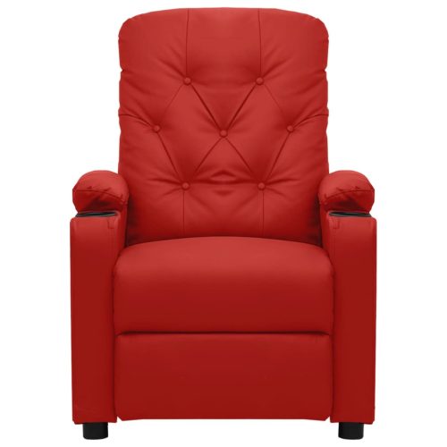  bordó műbőr masszázsfotel