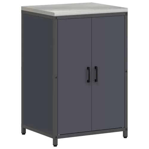  Konyhai tároló szett 3 pcs Antracitszürke 210 x 50 x 92 cm