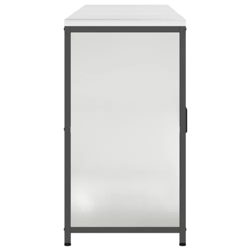  Konyhai tároló szett polcokkal Egyéb tárolóval ajtóval 3 pcs Ezüst 210 x 50 x 92 cm