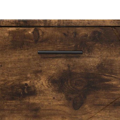  Fürdőszoba bútor szett 3 pcs Füstölt tölgy 76.5 x 35 x 64 cm