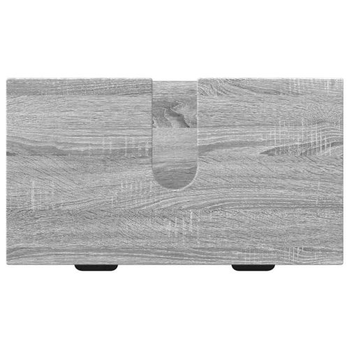  Fürdőszoba bútor szett 3 pcs Szürke sonoma 39.5 x 36 x 88 cm