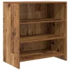  Széf polcokkal ajtóval 2 pcs Régi fa 70 x 41 x 75 cm Faanyag