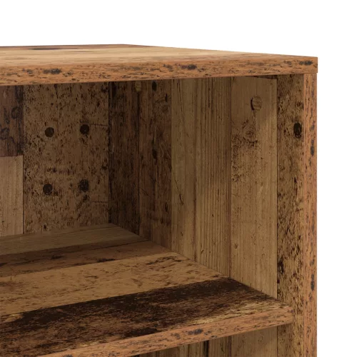  Széf polcokkal ajtóval 2 pcs Régi fa 70 x 41 x 75 cm Faanyag
