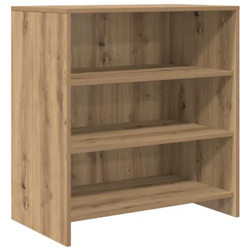  Széf polcokkal ajtóval 2 pcs kézműves tölgy 70 x 41 x 75 cm Faanyag
