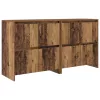  Széf ajtóval 2 pcs Régi fa 70 x 41 x 75 cm Faanyag