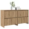 Széf ajtóval 2 pcs kézműves tölgy 70 x 41 x 75 cm Faanyag