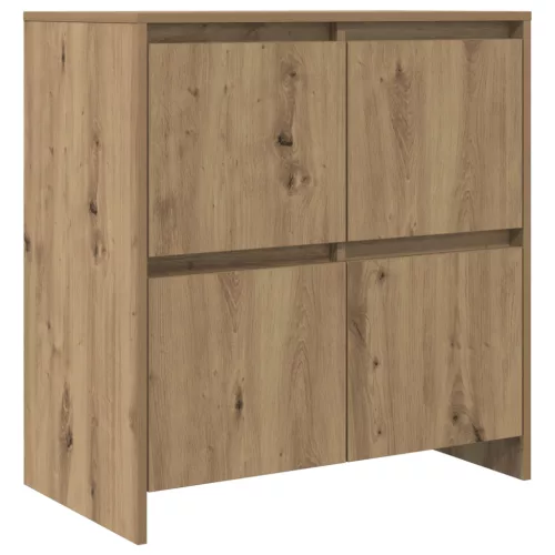  Széf ajtóval 2 pcs kézműves tölgy 70 x 41 x 75 cm Faanyag