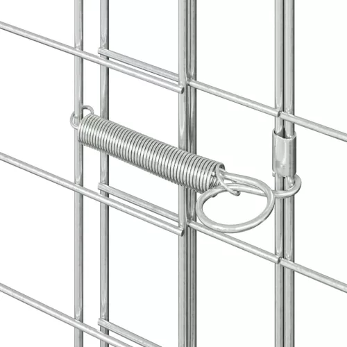  Csirkeketrec 2 pcs Ezüst 600 x 100 x 210 cm Horganyzott acél
