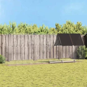    Csirkeketrec 2 pcs Ezüst 600 x 100 x 210 cm Horganyzott acél