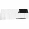  Csirkeketrec 2 pcs Ezüst 600 x 100 x 210 cm Horganyzott acél