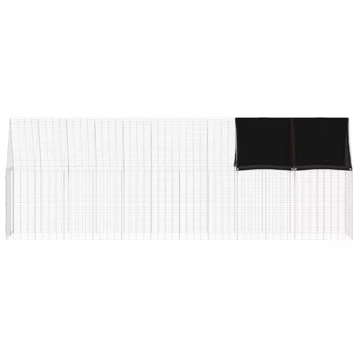  Csirkeketrec 2 pcs Ezüst 600 x 100 x 210 cm Horganyzott acél