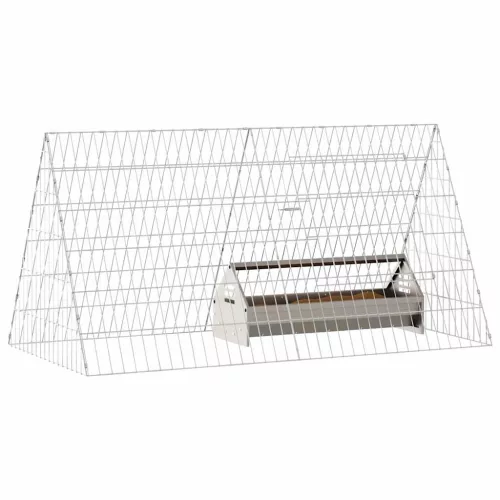  Csirkeketrec Ezüst 110 x 55 x 55 cm Horganyzott acél