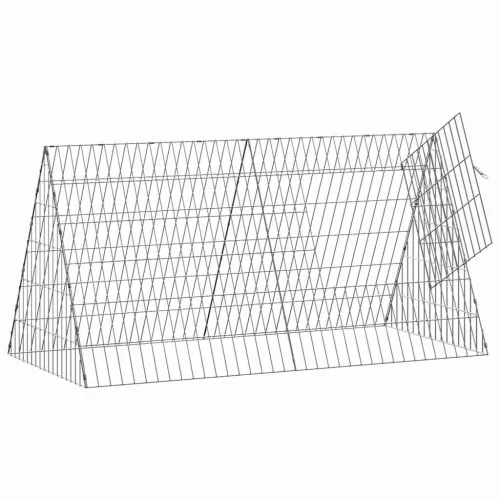  Csirkeketrec Ezüst 110 x 55 x 55 cm Horganyzott acél
