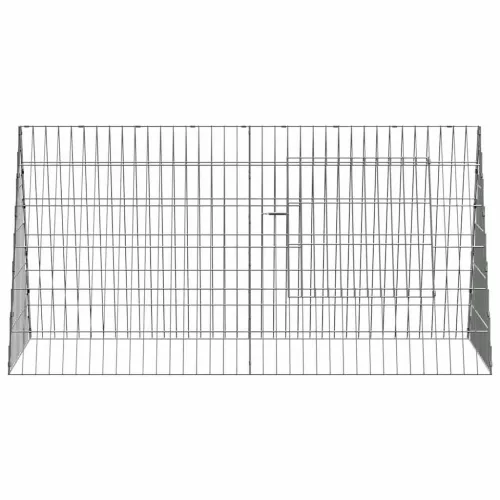  Csirkeketrec Ezüst 110 x 55 x 55 cm Horganyzott acél