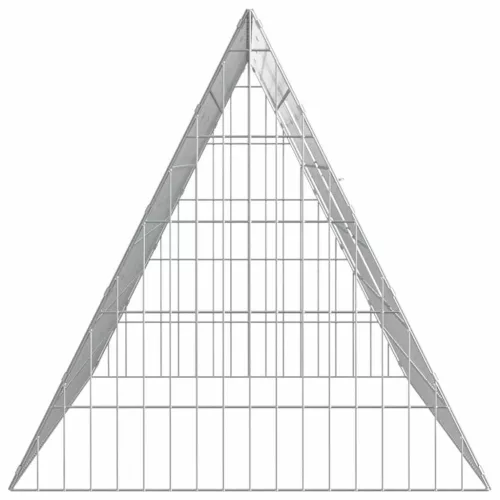  Csirkeketrec Ezüst 215 x 55 x 55 cm Horganyzott acél