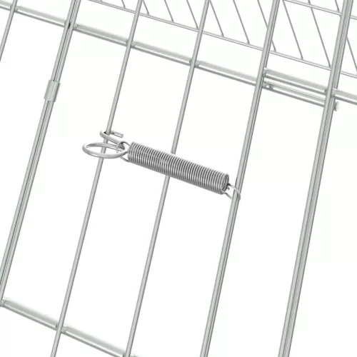  Csirkeketrec Ezüst 215 x 100 x 85 cm Horganyzott acél