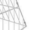  Csirkeketrec Ezüst 215 x 100 x 85 cm Horganyzott acél