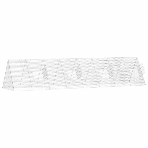  Csirkeketrec Ezüst 430 x 100 x 85 cm Horganyzott acél