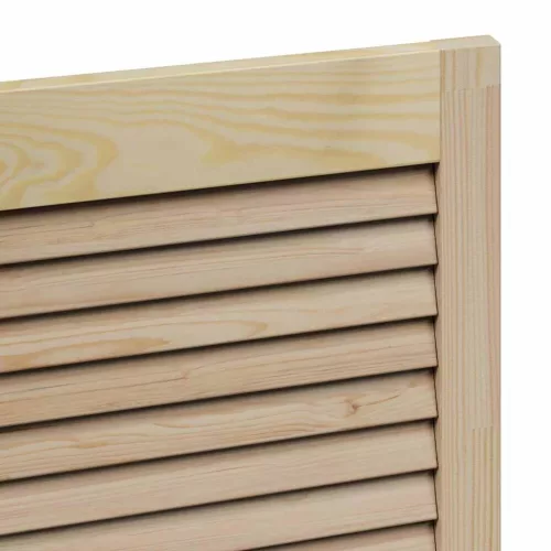  Szekrényajtók 4 pcs Barna 110 x 49.5 x 2.1 cm Tömör fenyőfa