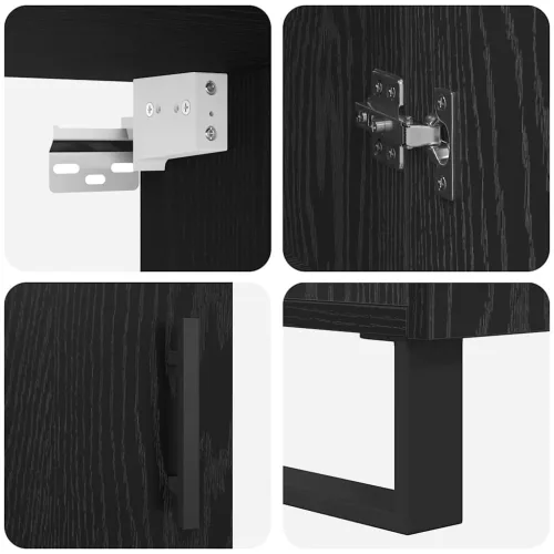  Magasfiú 2 pcs Musta tammi Faanyag