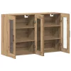  Fali Szekrény 2 db Artisan Tölgy 69.5 x 34 x 90 cm Műanyag