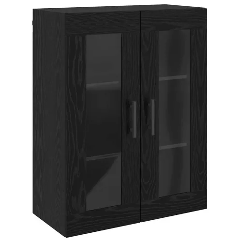  Fali Szekrények 2 pcs Musta tammi 69.5 x 34 x 90 cm Faanyag